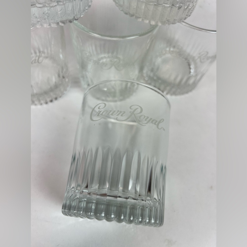 Crown Royal Set of 6 Whiskey Tumbler Glasses
